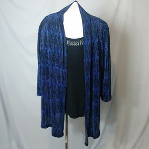 Blue blouse from JM Collection